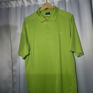 NIKE Golf (Dri Fit ) Men's Polo- New Lime color XL size